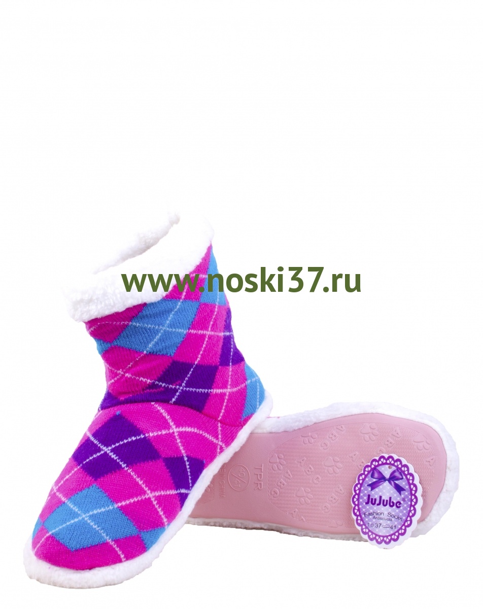 Носки-тапки женские "Jujube" № T108 купить оптом и мелким оптом, низкие цены от магазина Комфорт(noski37) для всей семьи с доставка по всей России от производителя.