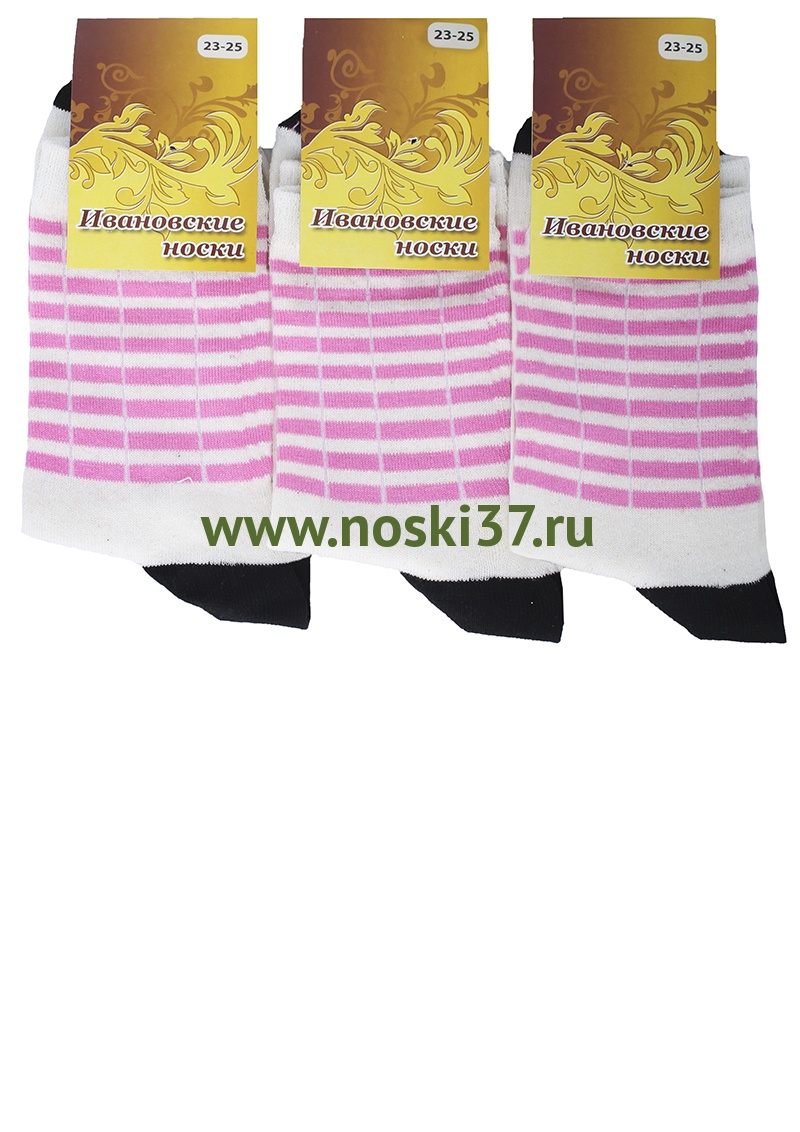 Носки женские "Ивановские носки" № 474-G11 купить оптом и мелким оптом, низкие цены от магазина Комфорт(noski37) для всей семьи с доставка по всей России от производителя.