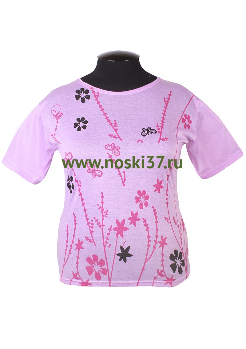 Футболка женская № 25-141-M-11 купить оптом и мелким оптом, низкие цены от магазина Комфорт(noski37) для всей семьи с доставка по всей России от производителя.