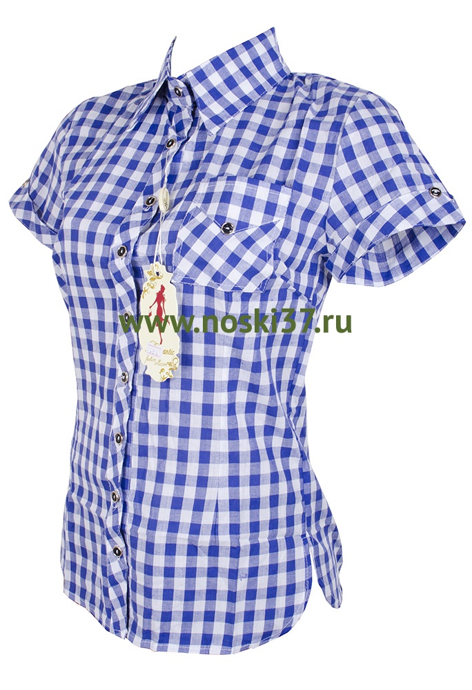 Рубашка женская № 667-R3031 купить оптом и мелким оптом, низкие цены от магазина Комфорт(noski37) для всей семьи с доставка по всей России от производителя.