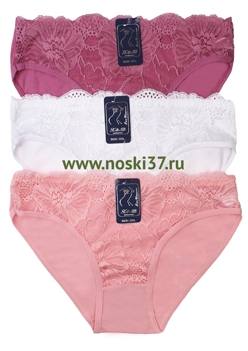 Трусы женские "H&B" № 464-8602 купить оптом и мелким оптом, низкие цены от магазина Комфорт(noski37) для всей семьи с доставка по всей России от производителя.