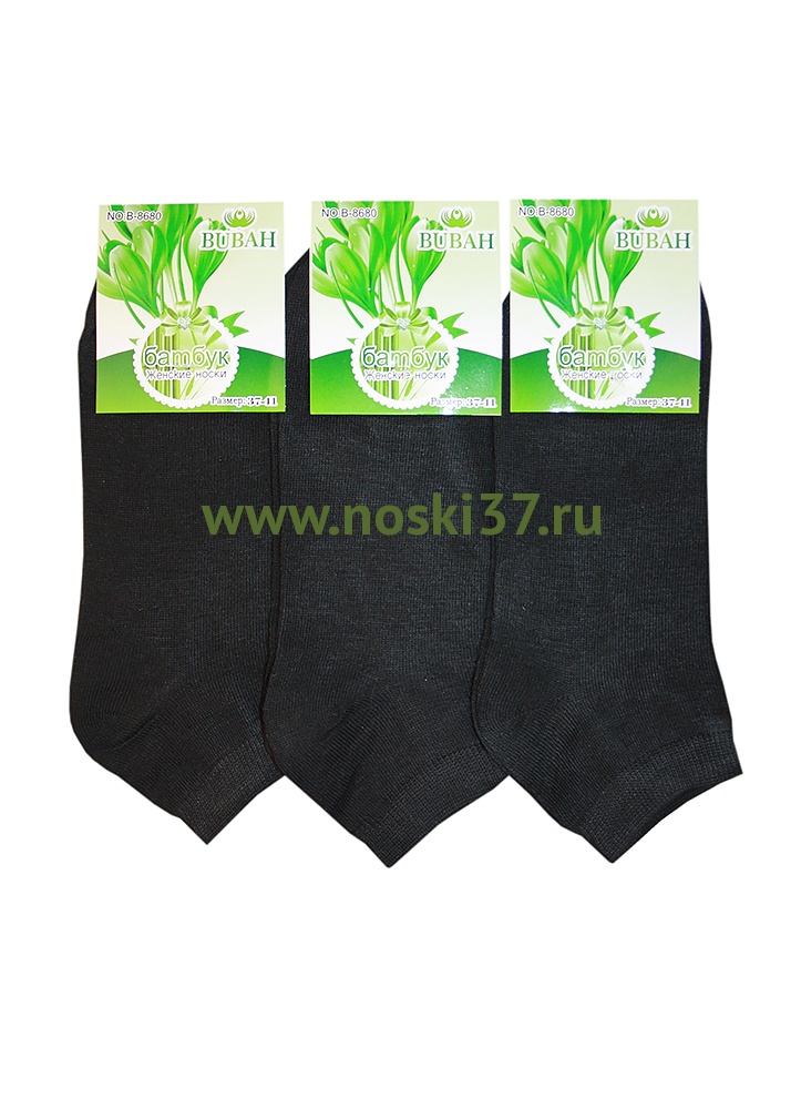 Носки женские "Bubah" черные № 474-B-8680 купить оптом и мелким оптом, низкие цены от магазина Комфорт(noski37) для всей семьи с доставка по всей России от производителя.