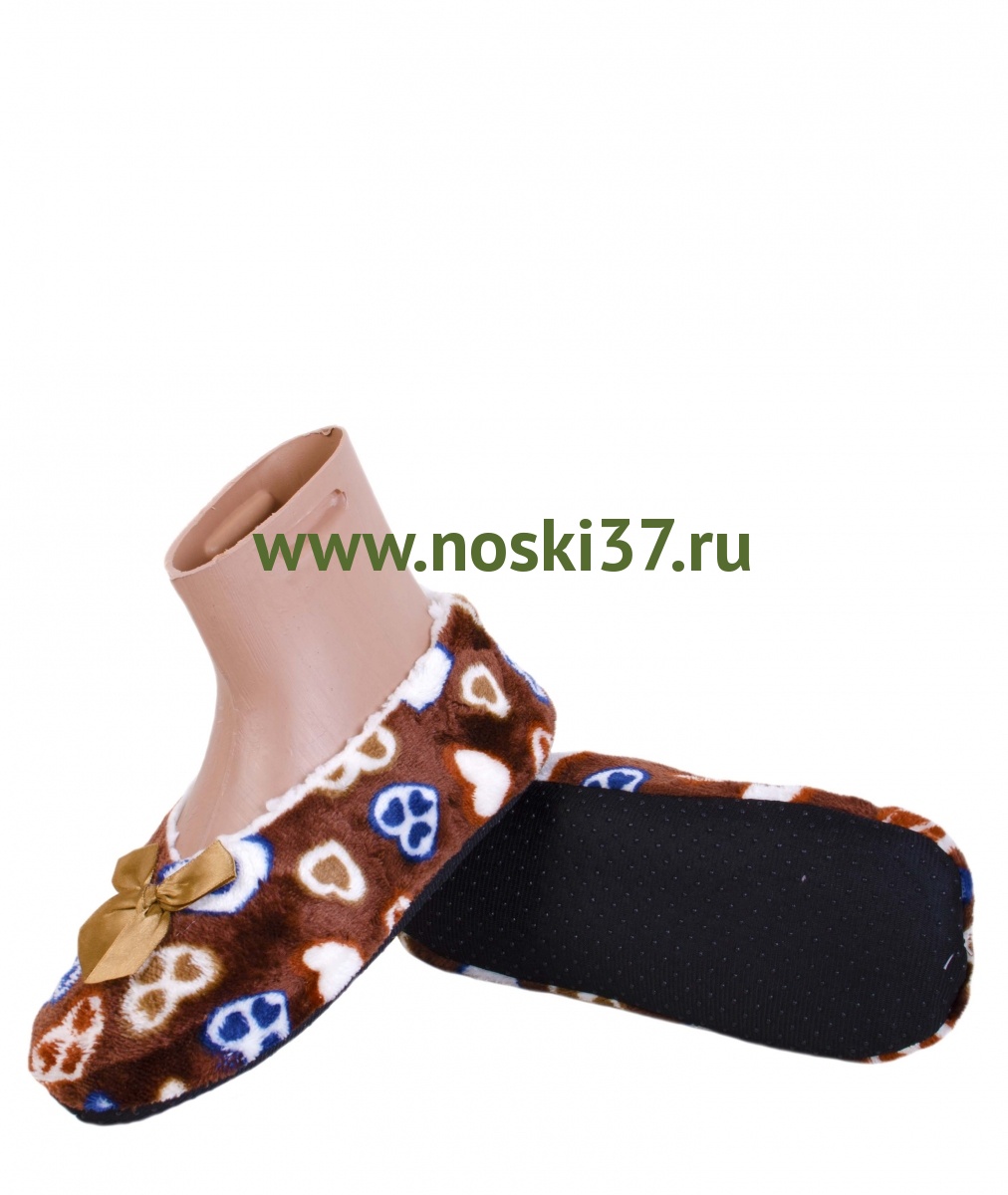 Носки- тапки женские "Socks" № 15-20 купить оптом и мелким оптом, низкие цены от магазина Комфорт(noski37) для всей семьи с доставка по всей России от производителя.