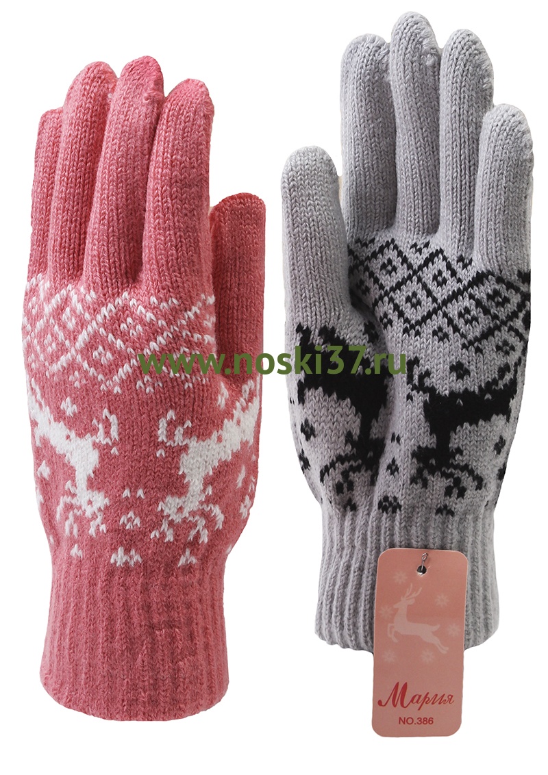 Перчатки женские "Мария" № 94-386 купить оптом и мелким оптом, низкие цены от магазина Комфорт(noski37) для всей семьи с доставка по всей России от производителя.