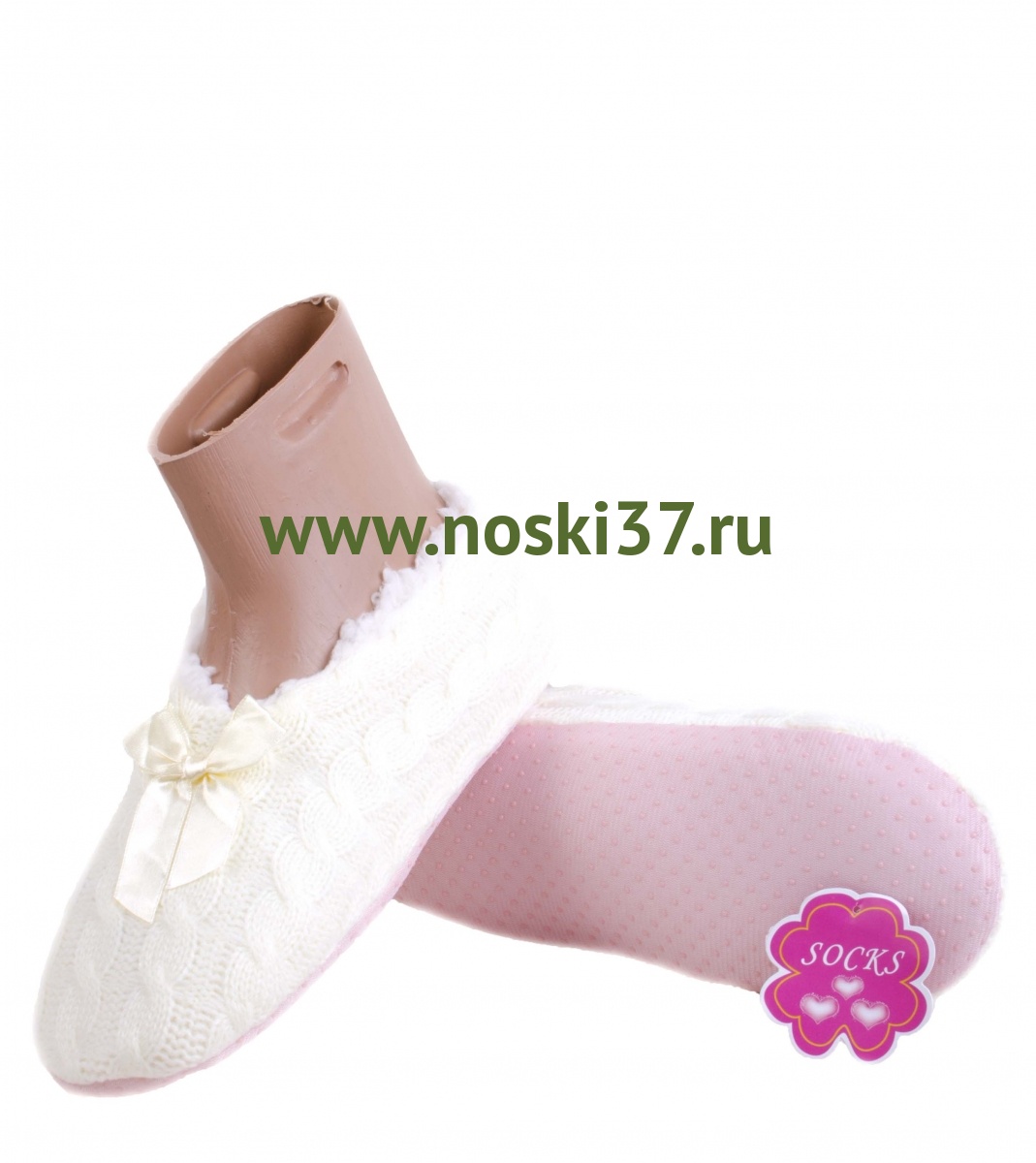 Носки-тапки женские "Socks" № 16-34 купить оптом и мелким оптом, низкие цены от магазина Комфорт(noski37) для всей семьи с доставка по всей России от производителя.