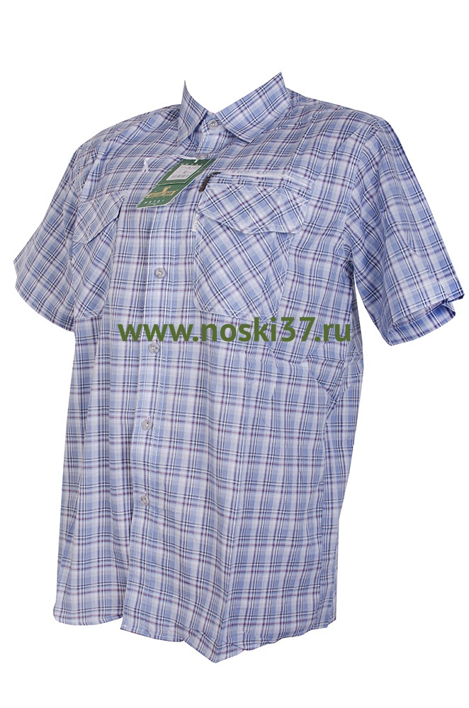 Рубашка мужская № 666-A103 купить оптом и мелким оптом, низкие цены от магазина Комфорт(noski37) для всей семьи с доставка по всей России от производителя.
