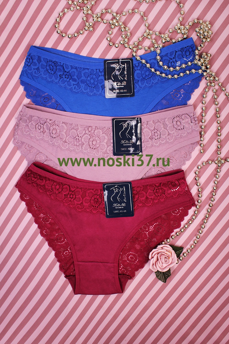 Трусы женские "H&B"№ 464-6001 купить оптом и мелким оптом, низкие цены от магазина Комфорт(noski37) для всей семьи с доставка по всей России от производителя.