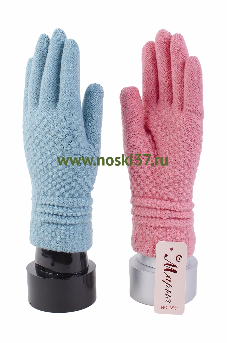 Перчатки женские "Мария" № 3551 купить оптом и мелким оптом, низкие цены от магазина Комфорт(noski37) для всей семьи с доставка по всей России от производителя.