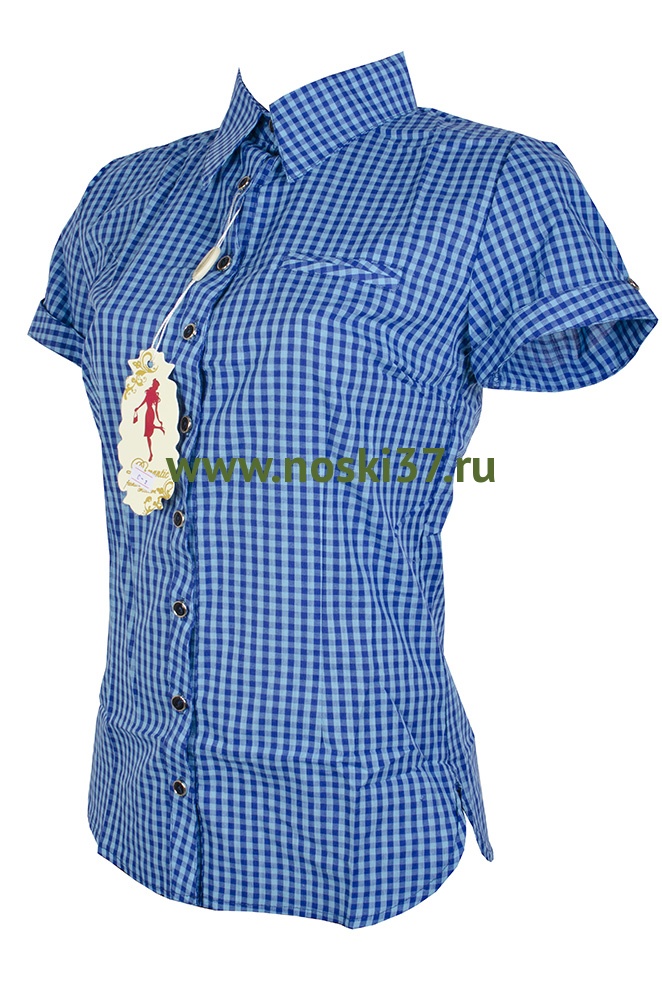 Рубашка женская № 667-R3036 купить оптом и мелким оптом, низкие цены от магазина Комфорт(noski37) для всей семьи с доставка по всей России от производителя.