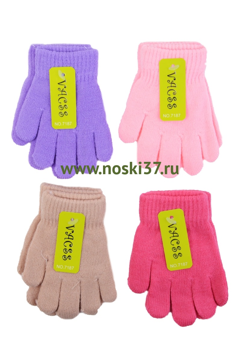 Перчатки детские "Vacss" № 92-7187 купить оптом и мелким оптом, низкие цены от магазина Комфорт(noski37) для всей семьи с доставка по всей России от производителя.