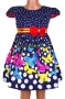 Платье детское № 465-DG7 купить оптом и мелким оптом, низкие цены от магазина Комфорт(noski37) для всей семьи с доставка по всей России от производителя.