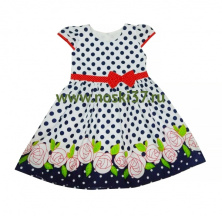 Платье детское № 465-DG2024 купить оптом и мелким оптом, низкие цены от магазина Комфорт(noski37) для всей семьи с доставка по всей России от производителя.