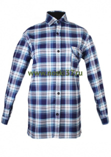 Рубашка мужская  Иваново № 666-6508 купить оптом и мелким оптом, низкие цены от магазина Комфорт(noski37) для всей семьи с доставка по всей России от производителя.
