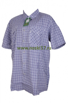 Рубашка мужская № 666-A203 купить оптом и мелким оптом, низкие цены от магазина Комфорт(noski37) для всей семьи с доставка по всей России от производителя.