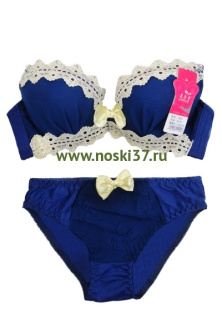 Комплект женского нижнего белья № 64-1402 купить оптом и мелким оптом, низкие цены от магазина Комфорт(noski37) для всей семьи с доставка по всей России от производителя.