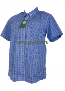 Рубашка мужская № 666-A108-2 купить оптом и мелким оптом, низкие цены от магазина Комфорт(noski37) для всей семьи с доставка по всей России от производителя.