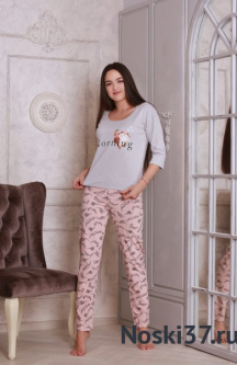 Пижама женская MANGUSTINO №  62-214531-1 купить оптом и мелким оптом, низкие цены от магазина Комфорт(noski37) для всей семьи с доставка по всей России от производителя.