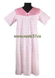 Ночная сорочка "Нонна" Иваново № 107-T80-15 купить оптом и мелким оптом, низкие цены от магазина Комфорт(noski37) для всей семьи с доставка по всей России от производителя.