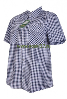Рубашка мужская № 666-A106-2 купить оптом и мелким оптом, низкие цены от магазина Комфорт(noski37) для всей семьи с доставка по всей России от производителя.