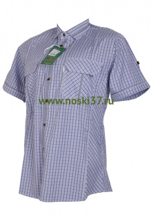 Рубашка мужская № 666-A105-3 купить оптом и мелким оптом, низкие цены от магазина Комфорт(noski37) для всей семьи с доставка по всей России от производителя.