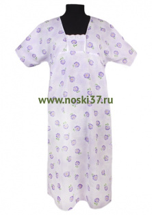 Ночная сорочка "Шуянка" № 107-6520 купить оптом и мелким оптом, низкие цены от магазина Комфорт(noski37) для всей семьи с доставка по всей России от производителя.