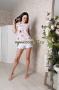 Пижама женская № 62-223831 купить оптом и мелким оптом, низкие цены от магазина Комфорт(noski37) для всей семьи с доставка по всей России от производителя.