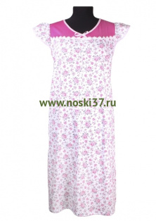 Ночная сорочка "Нонна" Иваново № 107-T80-16 купить оптом и мелким оптом, низкие цены от магазина Комфорт(noski37) для всей семьи с доставка по всей России от производителя.