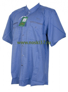 Рубашка мужская № 666-A206-5 купить оптом и мелким оптом, низкие цены от магазина Комфорт(noski37) для всей семьи с доставка по всей России от производителя.