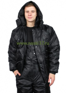 Куртка Штурман теплая черная  № 823-90134 купить оптом и мелким оптом, низкие цены от магазина Комфорт(noski37) для всей семьи с доставка по всей России от производителя.