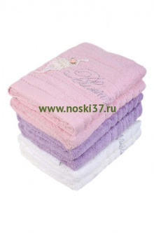Полотенце махровое № 1330-1 купить оптом и мелким оптом, низкие цены от магазина Комфорт(noski37) для всей семьи с доставка по всей России от производителя.