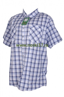 Рубашка мужская № 666-A204-1 купить оптом и мелким оптом, низкие цены от магазина Комфорт(noski37) для всей семьи с доставка по всей России от производителя.