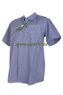 Рубашка мужская № 666-A106 купить оптом и мелким оптом, низкие цены от магазина Комфорт(noski37) для всей семьи с доставка по всей России от производителя.