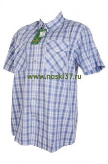 Рубашка мужская № 666-A108 купить оптом и мелким оптом, низкие цены от магазина Комфорт(noski37) для всей семьи с доставка по всей России от производителя.