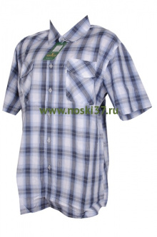 Рубашка мужская № 666-A202 купить оптом и мелким оптом, низкие цены от магазина Комфорт(noski37) для всей семьи с доставка по всей России от производителя.