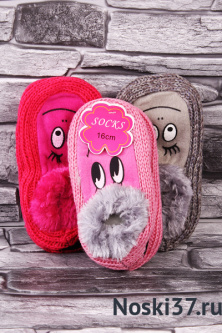 Носки с мехом детские "Socks" № 407-7565 купить оптом и мелким оптом, низкие цены от магазина Комфорт(noski37) для всей семьи с доставка по всей России от производителя.