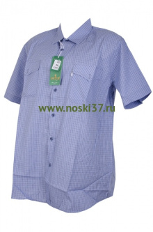 Рубашка мужская № 666-A201 купить оптом и мелким оптом, низкие цены от магазина Комфорт(noski37) для всей семьи с доставка по всей России от производителя.