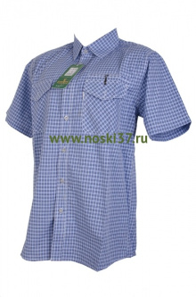 Рубашка мужская № 666-A106-1 купить оптом и мелким оптом, низкие цены от магазина Комфорт(noski37) для всей семьи с доставка по всей России от производителя.