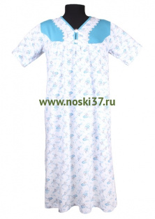 Ночная сорочка "Нонна" Иваново № 107-T80-2 купить оптом и мелким оптом, низкие цены от магазина Комфорт(noski37) для всей семьи с доставка по всей России от производителя.