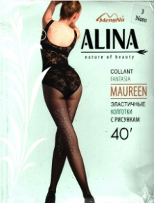 Колготки женские "Alina"№ AA060 купить оптом и мелким оптом, низкие цены от магазина Комфорт(noski37) для всей семьи с доставка по всей России от производителя.