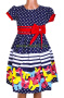 Платье детское № 465-DG8 купить оптом и мелким оптом, низкие цены от магазина Комфорт(noski37) для всей семьи с доставка по всей России от производителя.