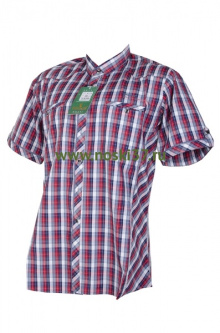 Рубашка мужская № 666-A114-2 купить оптом и мелким оптом, низкие цены от магазина Комфорт(noski37) для всей семьи с доставка по всей России от производителя.
