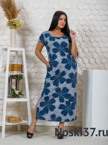 Платье женское № BT-643 купить оптом и мелким оптом, низкие цены от магазина Комфорт(noski37) для всей семьи с доставка по всей России от производителя.