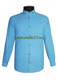 Рубашка мужская "Asan" № 664-5275 купить оптом и мелким оптом, низкие цены от магазина Комфорт(noski37) для всей семьи с доставка по всей России от производителя.