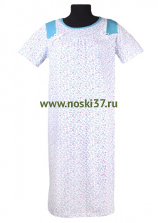 Ночная сорочка "Нонна" Иваново № 107-T80-42 купить оптом и мелким оптом, низкие цены от магазина Комфорт(noski37) для всей семьи с доставка по всей России от производителя.
