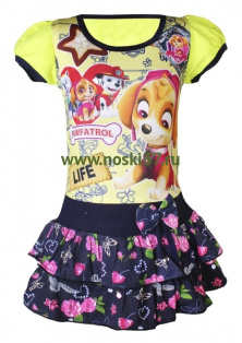 Платье детское "Hasly" № 465-3154 купить оптом и мелким оптом, низкие цены от магазина Комфорт(noski37) для всей семьи с доставка по всей России от производителя.