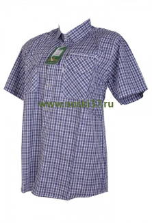 Рубашка мужская № 666-A106-3 купить оптом и мелким оптом, низкие цены от магазина Комфорт(noski37) для всей семьи с доставка по всей России от производителя.