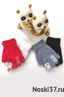 Перчатки детские  Henu № С113 купить оптом и мелким оптом, низкие цены от магазина Комфорт(noski37) для всей семьи с доставка по всей России от производителя.