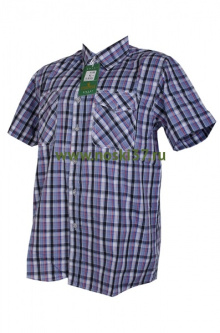 Рубашка мужская № 666-A108-3 купить оптом и мелким оптом, низкие цены от магазина Комфорт(noski37) для всей семьи с доставка по всей России от производителя.