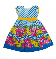 Платье детское № 465-DG2018 купить оптом и мелким оптом, низкие цены от магазина Комфорт(noski37) для всей семьи с доставка по всей России от производителя.