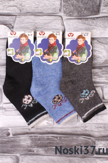 Термо носки детские "Весна" № 3846 купить оптом и мелким оптом, низкие цены от магазина Комфорт(noski37) для всей семьи с доставка по всей России от производителя.